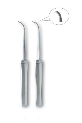 Vein Hook (Small Left Hand) No 3 (Disposable Sterile Stainless Steel Single Use) x 15