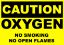 Sign - Emergency Oxygen Laminated