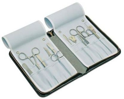 Case Instrument Bollmann Leather Weighs 320g, 21cmx15cm, Holds 20 Instruments Up To 18cm