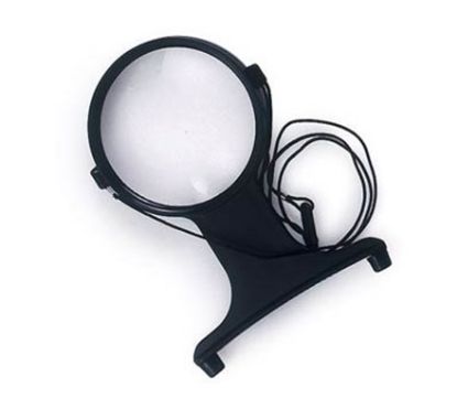 Magnifier Aw 110mm 2X/4X Mag With Neck Strap & Frame