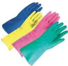 Glove Household - Pink - Small Latex (Size 7) x 1 Pair (Colour Coded)