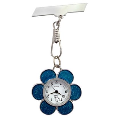 Watch Fob Novelty Blue Flower