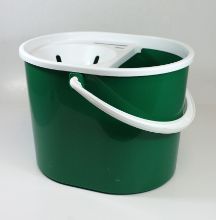 Mop Bucket Oval With Sieve Green 7 Ltr (Colour Coded)