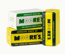 Discs Abrasive (Moores) Clip-On Extra Coarse 19mm (3/4) X50