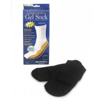 Gel Sock Arthritic/Diabetic Black Mens Size 9 Upwards (Silipos) x 1 Pair