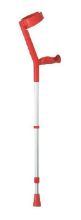 Crutches Soft Grip Comfort Handle Red