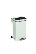 Bin Pedal 20 Ltr With Black Lid For Domestic Waste