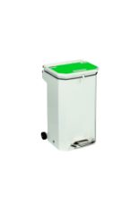 Bin Pedal 20 Ltr With Green Lid User Defined