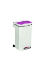 Bin Pedal 20 Ltr With Purple Lid For Cytotoxic And Cytostatic Waste