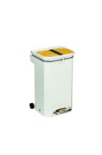 Bin Pedal 20 Ltr With Yellow And Black Lid For Offensive/Hygiene Waste