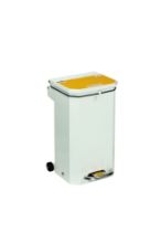 Bin Pedal 20 Ltr With Yellow Lid For Incineration