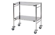 Trolley Surgical (Sunflower) With Two Removable/Reversible Folded Shelves 450mm x 750mm