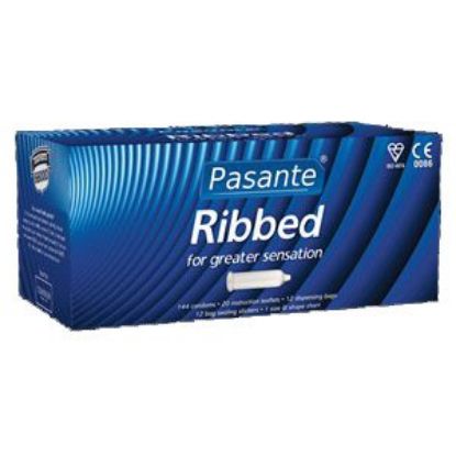 Condom Pasante Ribbed Clinic Pack x 144