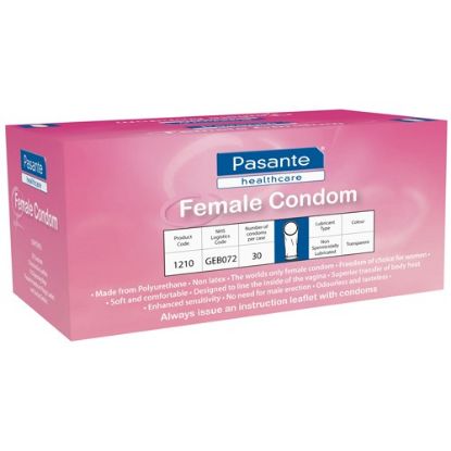 Condom Pasante Female Clinic Pack x 30