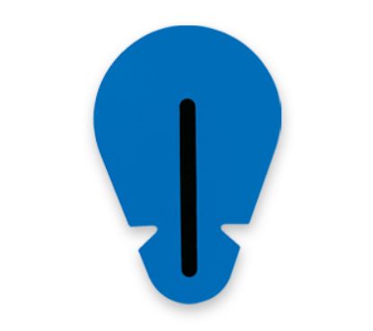 Ecg Electrode Blue Sensor Ambu Su X100 (Tag Type)