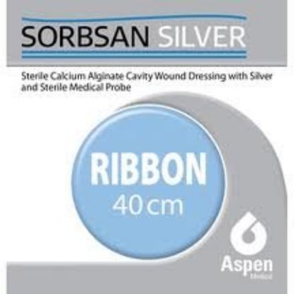 Sorbsan Silver Ribbon With Plastic Probe 40cm/1g x 5