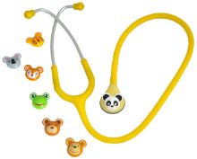 Stethoscope Sister Sunshine Pink Tubing 7 Different Animal Heads