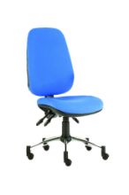 Chair Quasar Deluxe No Arms Inter/Vene Anti-Bacterial Upholstery Navy