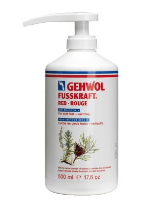 Gehwol Fusskraft Red Dry Rough Skin x 500ml With Pump Dispenser (Professional Use Only)