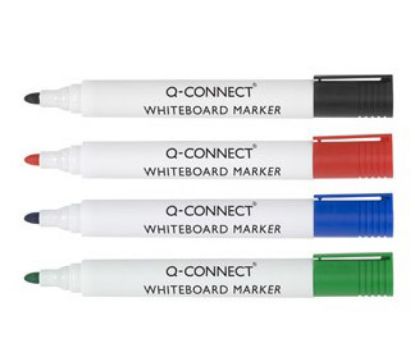 Marker Drywipe (Q-Connect) Assorted Wallet Of 4