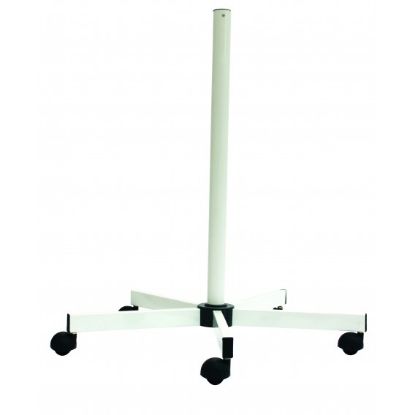 Mobile Stand (5 Wheels) Daylight Caster Base (Fits Various Lamps) White