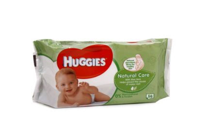 Baby Wipes (Huggies) Natural x 56