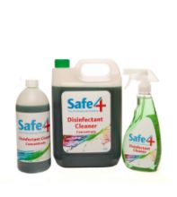 Disinfectant Cleaner (Safe 4) Apple 5Ltr x 1