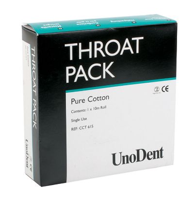 Throat Pack 10M x 6cm Wide (Unodent)