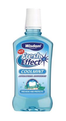 Mouthwash Fresh Effect (Wisdom) Coolmint 500ml x 6