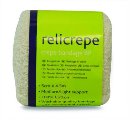 Crepe Bandage (Relicrepe) Bp 5cm x 4.5M x 10