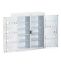 Cabinet Drug & Medicine 800 x 300 x 900mm - No Light - Deep Shelves - Independent Locking Doors