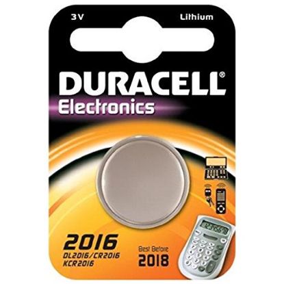 Battery Button Cell Dl2016/Cr2016 (Duracell) 3V Lithium X1