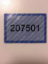 Labels Tamper Evident Non Residue Numbered Blue 73X50mm Roll Of 1000