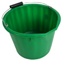 Bucket Ultra Lucy 15Ltr Without Lid Green X1