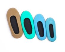 Slippers Foam Medium  x 1 Pair (Azure) Size 2-5