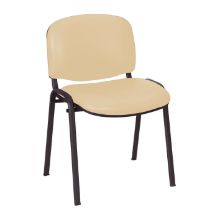 Chair Galaxy Visitor No Arms Vinyl Anti-Bacterial Upholstery Beige