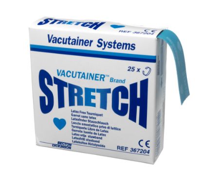 Tourniquet Disposable Latex Free (Vacutainer) Stretch x 25