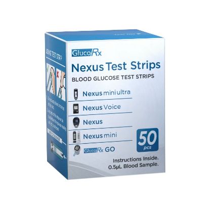 Test Strips Nexus Glucorx x 50