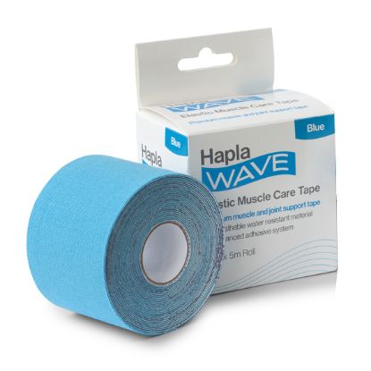 Hapla Wave Muscle Care Tape 5cm x 5M (Blue) x 1