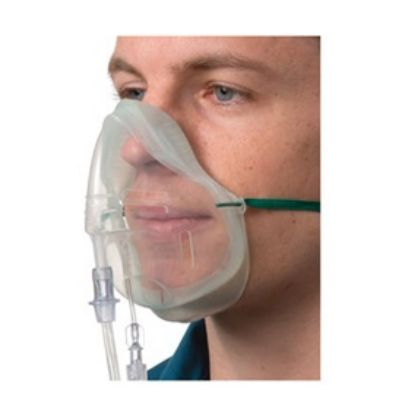 Mask Oxygen Adult Ecolite Sentri With Co2 Monitoring Line And 2.1M Tube x 30