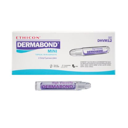 Dermabond Skin Adhesive Topical High Viscosity. Mini 0.36ml X12