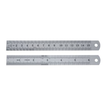 Ruler Stainless Steel 6"