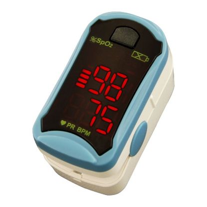 Pulse Oximeter Finger C19 (Adult/Paediatric) With Carry Case, Protective Boot And Lanyard
