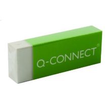 Eraser (Q-Connect) White Pvc x 20