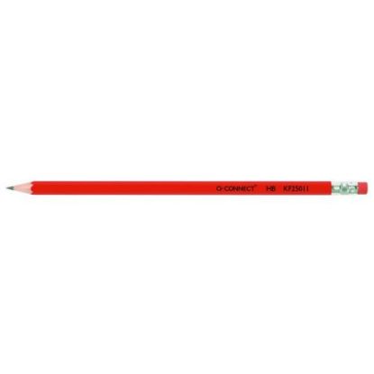 Pencil (Q-Connect) Hb Rubber Tipped x 12