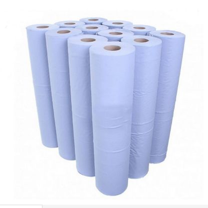 Couch Bed / Roll 2 Ply Blue x 12 Rolls x 40M