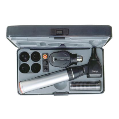 Ophthalmoscope Practitioner Led / Fibre Optic Otoscope Keeler Diagnostic Set 3.6V