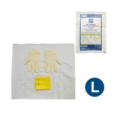 Dressing Aid Polyfield (Large) INC Latex Glove x 50