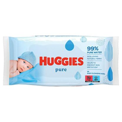 Baby Wipes (Huggies) Sensitive (Pure) Skin x 56