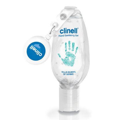 Hand Sanitiser Gel (Clinell) With Clip 50ml x 96